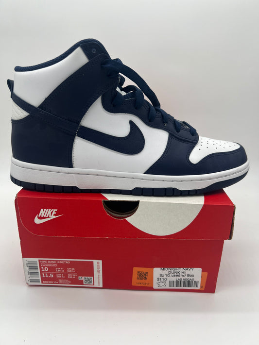 Midnight Navy Dunk hi