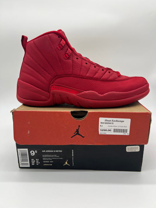 Sued Gym Red 12-Used w/ Box : 9.5