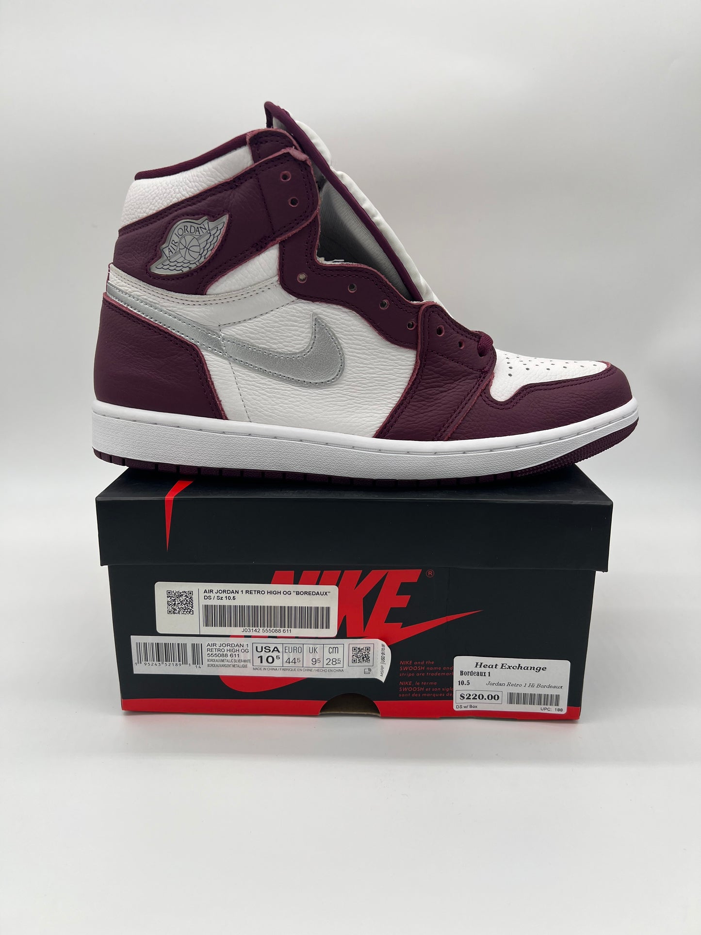 Bordeaux 1-DS W/ Box : 9.5