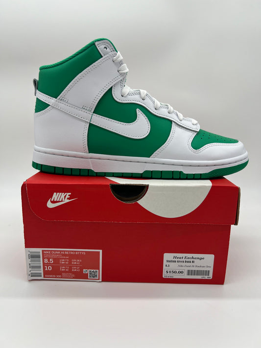 Stadium Green Dunk Hi-DS w/ box : 8.5