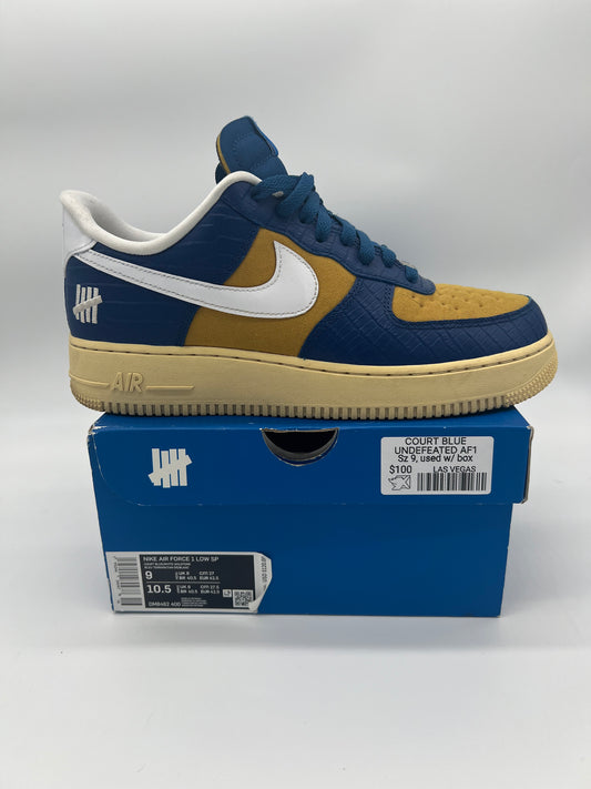 Court Blue Undefeated AF1