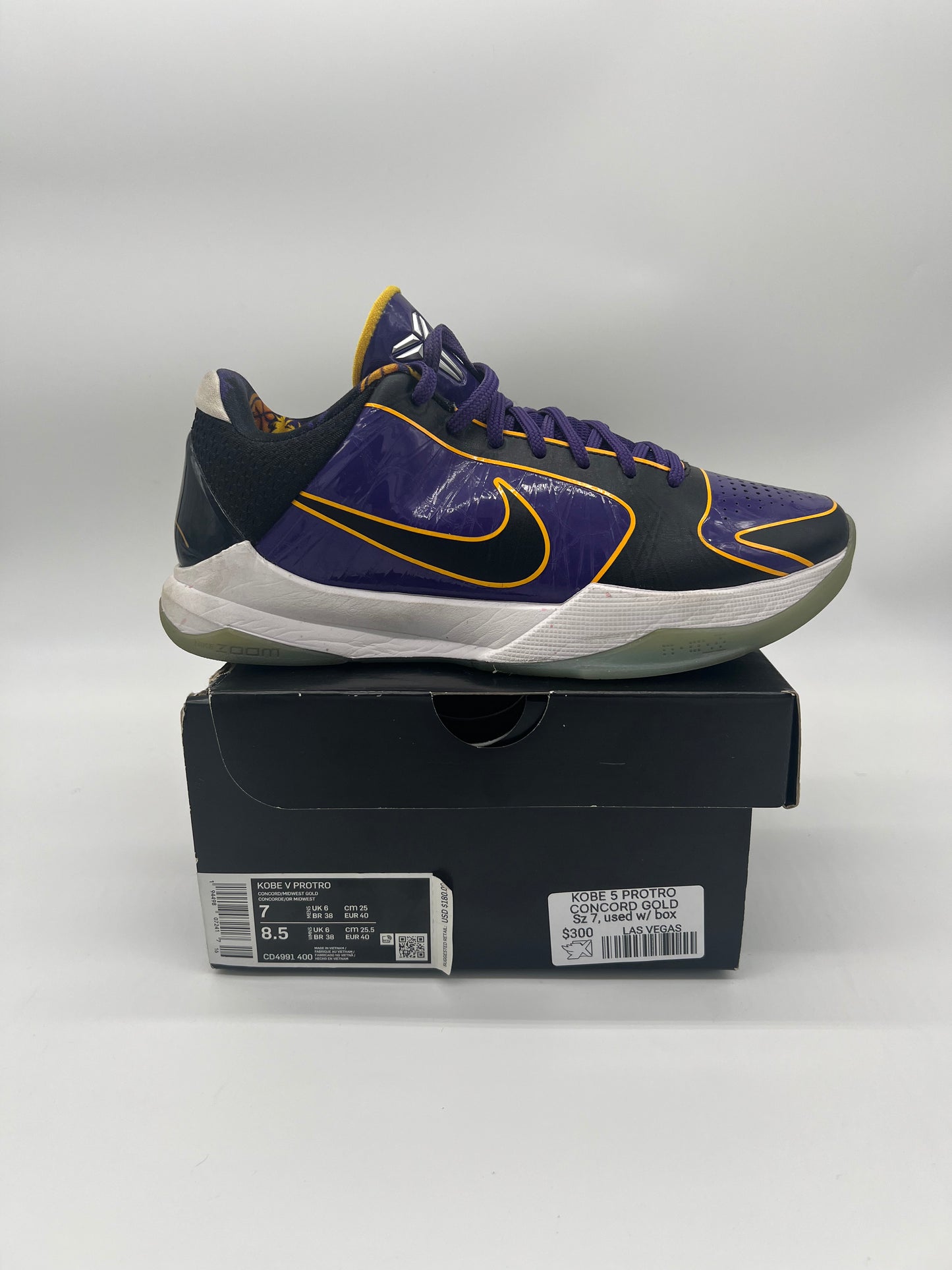 Kobe 5 Protro Concord Gold