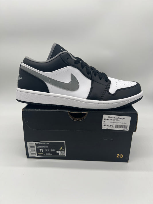 Black White Grey 1 Low-Ds W/ Box : 11